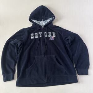 Vtg 90s Disney Winnie the‎ Pooh Sweatshirt Zip Fleece Embroidered Jacket EEYORE